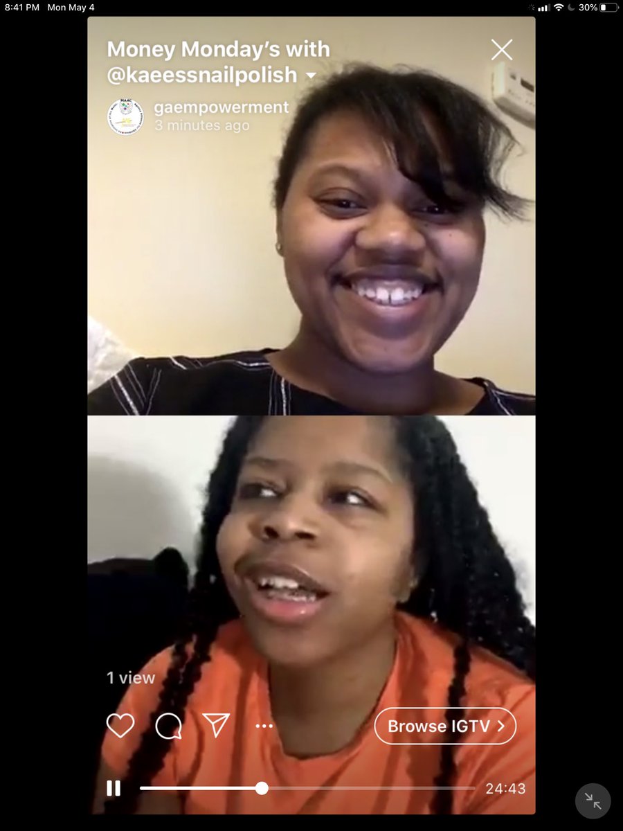 GAEmpowerMEnt's tweet photo. Missed out on our #MoneyMondays with @KaeessNailPolish well head over to our Facebook or Instagram to catch this awesome interview! #NationalFosterCareMonth https://t.co/YLSBUgsPT8