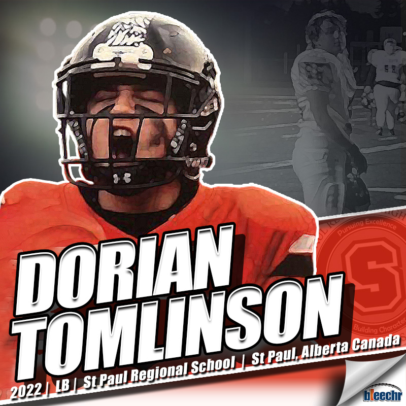 bleechr's tweet photo. Big #ShoutOut to Dorian Tomlinson @dorianLb56 
2021 / LB / 5’10”, 207lbs / 3.7 GPA
from St Paul Regional School @SPREGIONALHS
(St Paul, Alberta, Canada)
👇🏼👇🏼👇🏼
https://t.co/MAPjdSgw40

#TargetedFootballExposure
#BeSeen #highschoolfootball #getnoticed #Canada https://t.co/wEymc2gv02