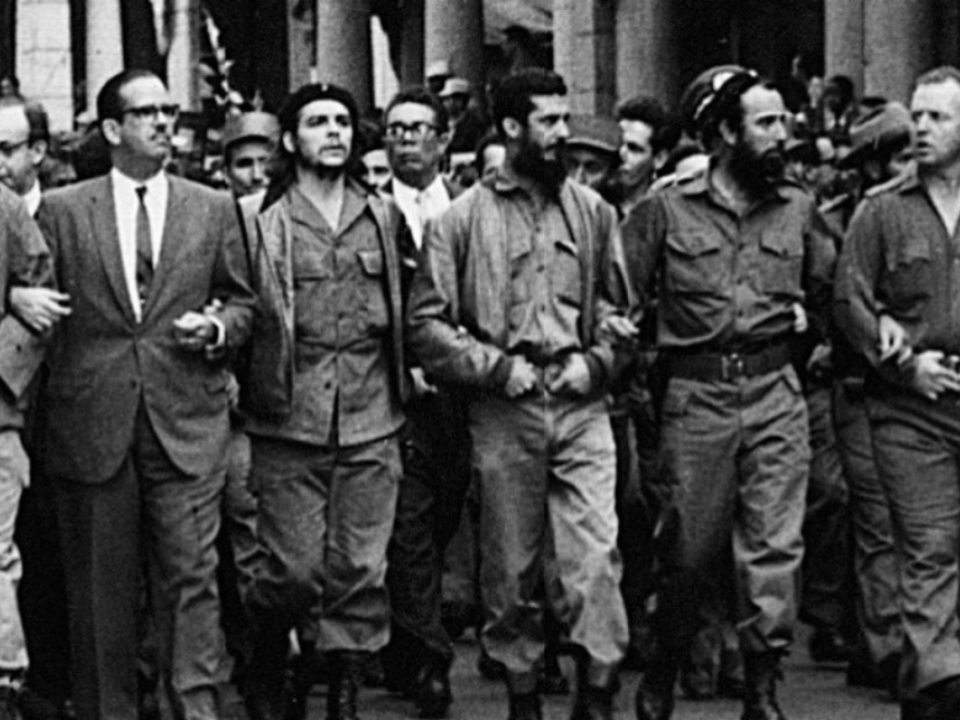 Che Guevara, Raul und Fidel Castro und Osvaldo Dorticas Toordo by