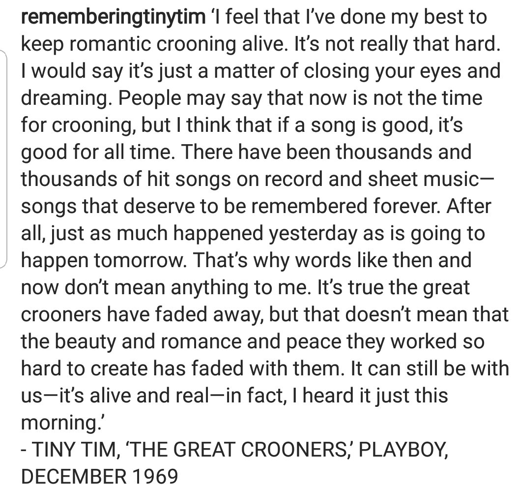 Tiny Tim tweet media