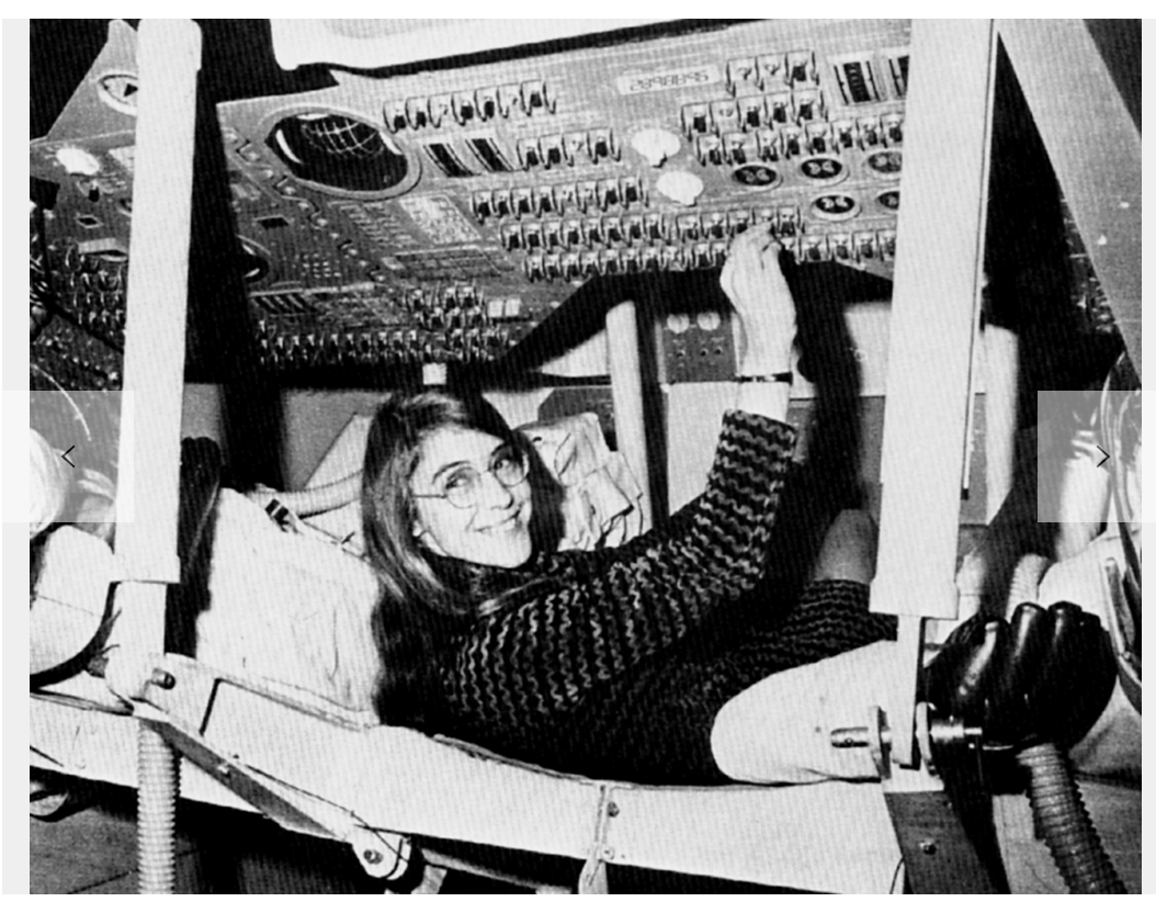 as the Director of Software Engineering of MIT's Instrumentation Lab. Her lab developed onboard software for the Apollo missions. Hamilton's approach focused on safety and reliability, constantly anticipating problems and working to make the software as robust as possible 4/8