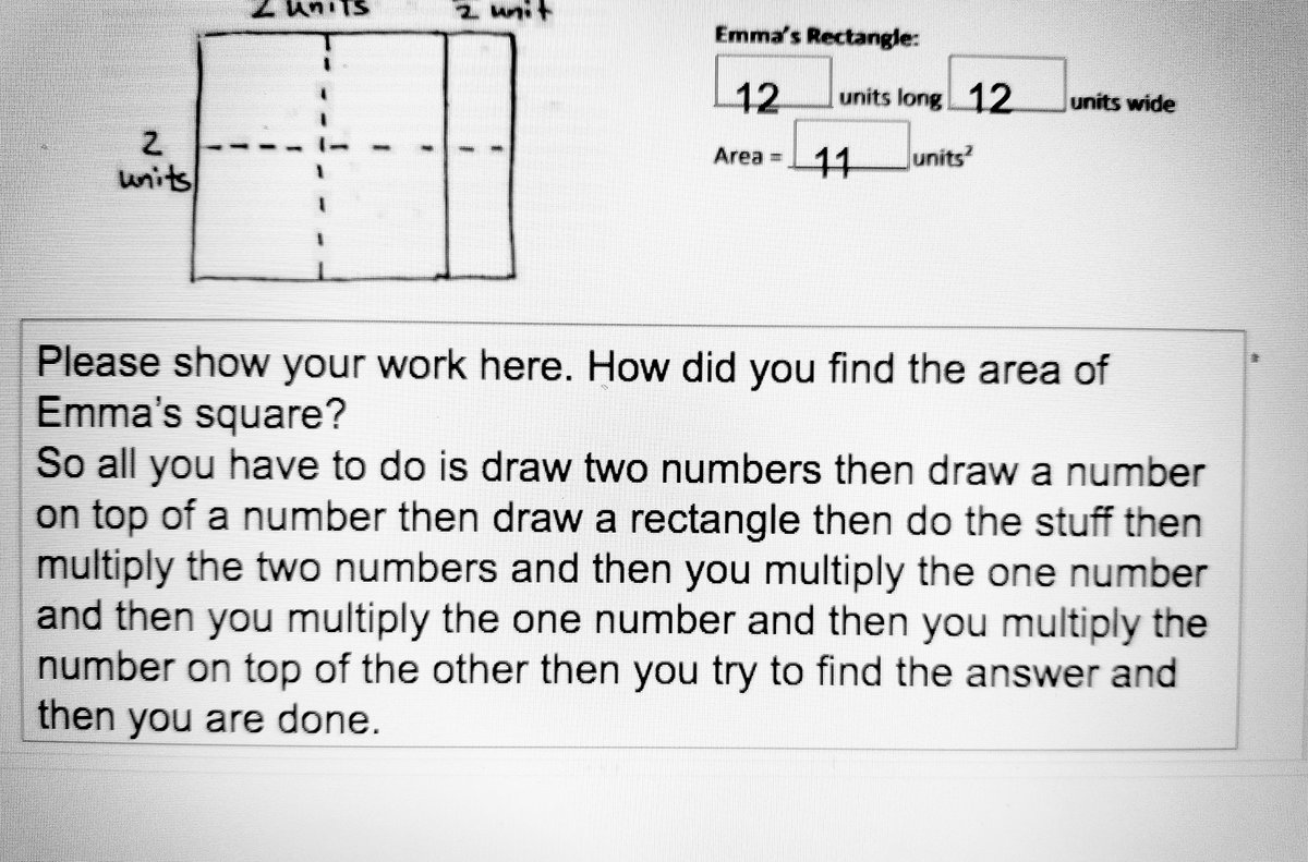 MaeliaCSB's tweet photo. This is what happens when you tell your 11 year old that she can play Roblox after she works on her math. She submitted this. I had to email the teacher! 🤦🏾‍♀️😩#dothestuff #whatshappening #icanteven https://t.co/IVKcVZzeQ8