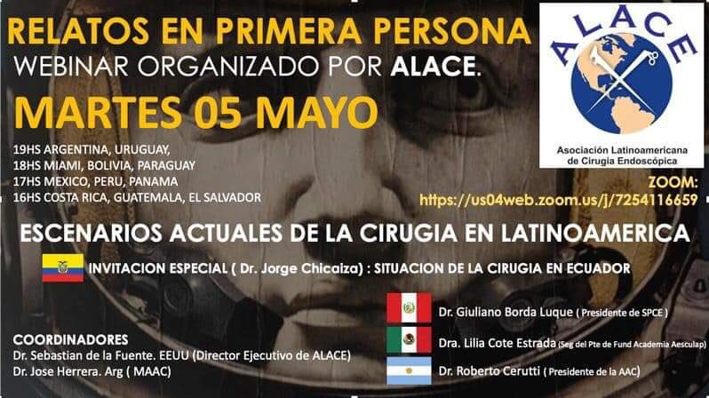 Kalusmy's tweet photo. ¡Todos están invitados el día de mañana! ESCENARIOS ACTUALES DE LA CIRUGÍA EN LATINOAMÉRICA @PeruSiray #some4surgery #cirugiaglobal #globalsurgery https://t.co/hGgTPjugKw