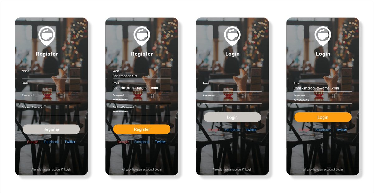 Today I have decided to take on the <a href="/DailyUI/">Daily UI</a> 100 Day challenge. Day #001 challenge was to create a signup form. Please like and retweet and any feedback would be appreciated. 

#DailyUI #100daychallenge #AdobeXD #uxui