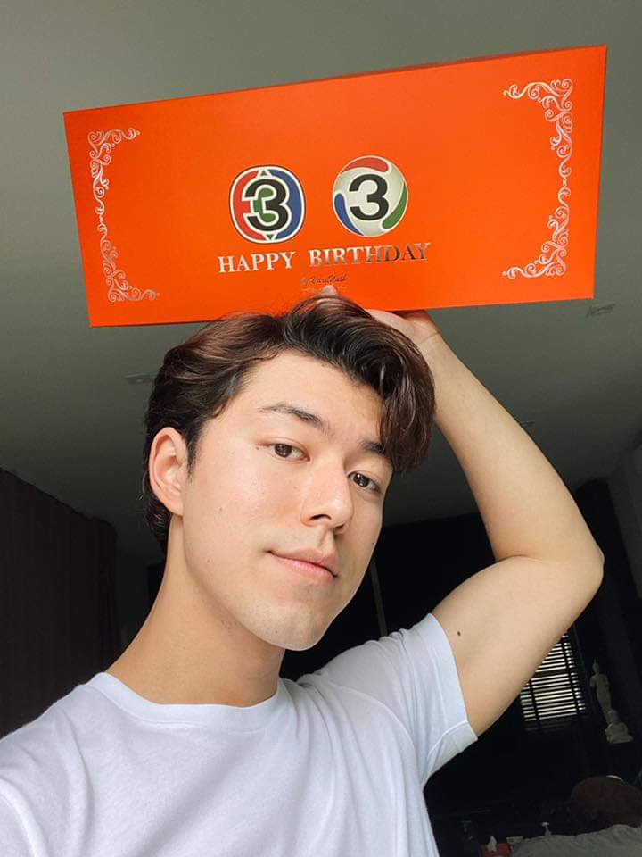 0505 #นายณภัทร #NineNaphat Thankyou cake from #CH3