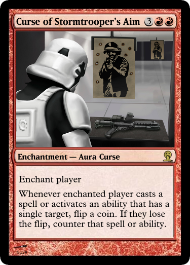 TheBoozeCube's tweet photo. In honor of #MayThe4th, here's a preview from the upcoming #BoozeCube expansion, "Weekend in Elboracho." #mtgcustomcard https://t.co/zpiVAJKCbz