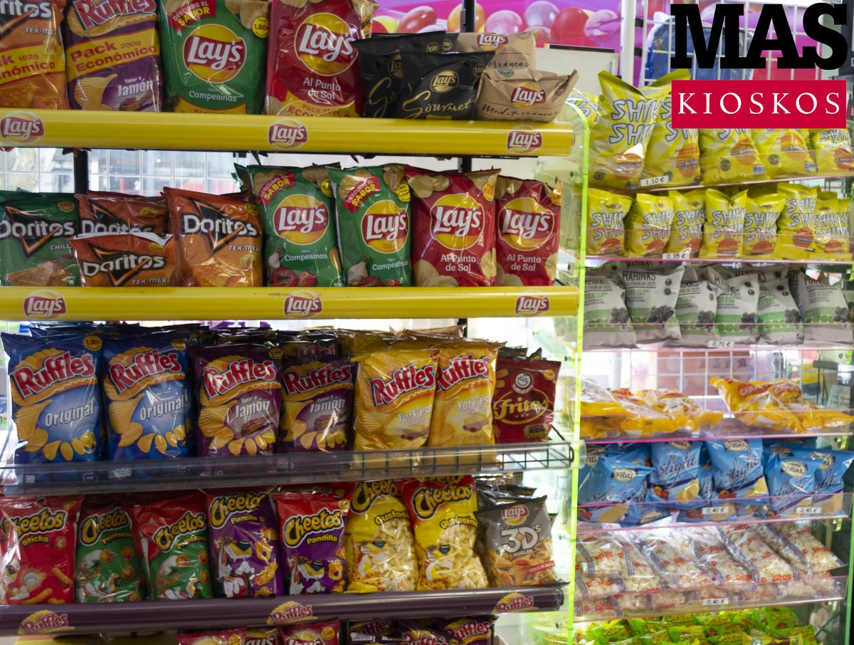 kioskosmas's tweet photo. Patatas fritas, palomitas, snaks de quesos, aperitivos de maíz en #kioskosmas
#cheetos #lays #ruffies #doritos #revistas #periódicos #suplementos #pasatiempos #coleccionables #libros #prensa, #bebidas, #chuches #snaks #regalos #dulces #refrescos #encurtidos #galletas https://t.co/93iT4aqS5i