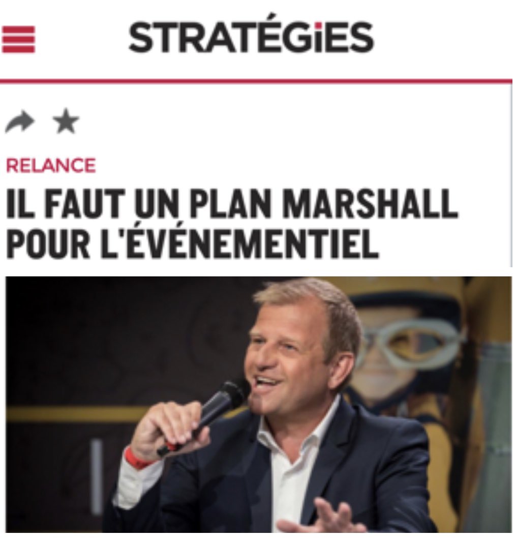 patricebegay's tweet image. Un plan Marshall pour l’#événementiel : relançons ce secteur formidable &amp;amp; indispensable qui rapproche les gens et crée du lien.Les + innovants réinventent déjà leur métier avec succès avec des dispositifs virtuels ou alternatifs: le phygital ➡️ @Strategies strategies.fr/actualites/mar…
