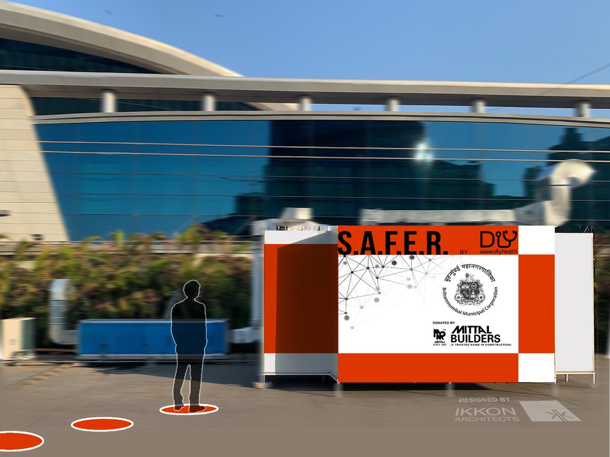 HeerKonika's tweet photo. SAFER (Safe Assessment Fast and Effective Resolution)Clinic is now at NSCI,Worli
Design by @ArchitectsIkkon

https://t.co/AO0JBTVmWP @swapneilparikh @DrRajitshah is on a mission to get Mumbai ready for COVID-19.
Thanks @AUThackeray @mybmc @salilashutosh @Mittal_Abu for ur support https://t.co/3Rnl6zUBtK