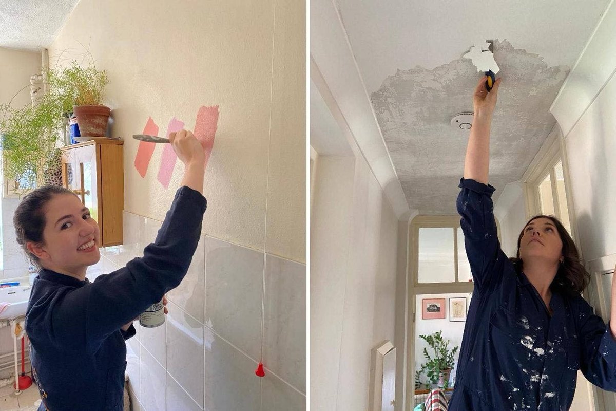 E17Central's tweet photo. London saw a huge surge in online #paint sales during the first two weeks of UK coronavirus #lockdown. Here are some great tips from @HomesProperty on how to #updateyourhome with paint — what you'll need and how to prep woodwork and walls: https://t.co/UImIOkyKVu
#DIY https://t.co/iF52AgMG8f