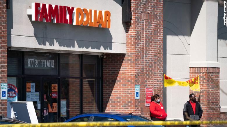 cnnbrk's tweet photo. Three family members have been charged in the killing of a security guard who told a customer at a Michigan Family Dollar store to wear a state-mandated face mask, officials said. Police are looking for two of the three.  https://t.co/5sHIxicaHa https://t.co/vwoDY4ehPP