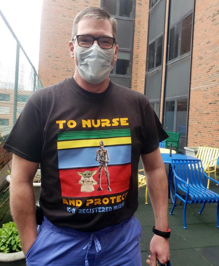 URMed_AHF's tweet photo. #VADcoordinators #SocialDistancing in full force today @UR_Med . 👏@chrystinekblack for the new uniforms🤣! #MayThe4thBeWithYou  #StarWars #roc @DocDiastole @JeffreyAlexis4 @igor_igorgosev https://t.co/AKipgphWCZ