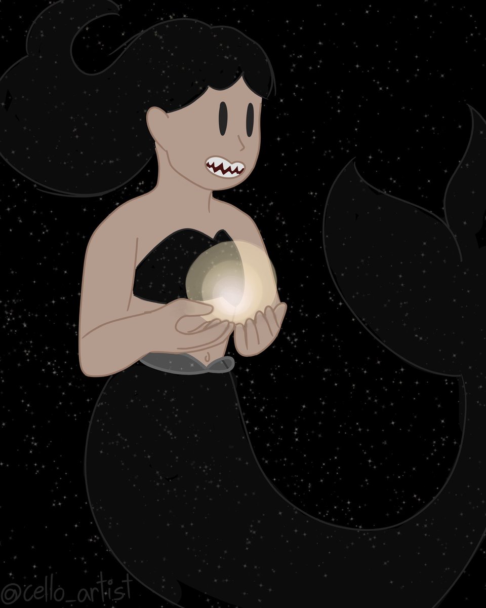 cello_artist's tweet photo. #mermayday4 prompt: Star (wars) ⭐️ 
#mermay2020 #mermay https://t.co/vvzIpRfUWy