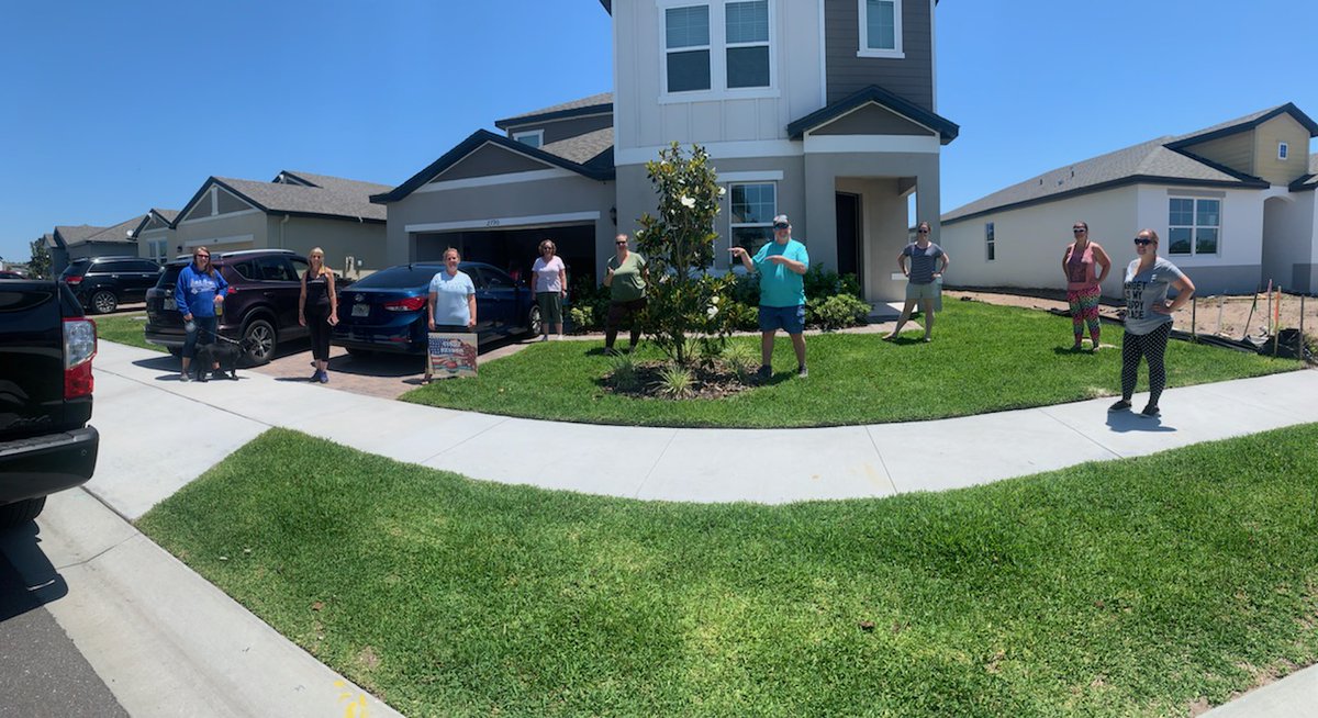 LeslieDerochers's tweet photo. Just want to recognize how truly awesome my department colleagues are. They all came together, 6 feet apart, to honor our wonderful TOY, Cindy Resner Each one exceeded all expectations of generosity. I LOVE YOU GUYS❤  Congratulations Cindy!! @GalaxyRockets @ckr0503 https://t.co/U2cXnpUD8M