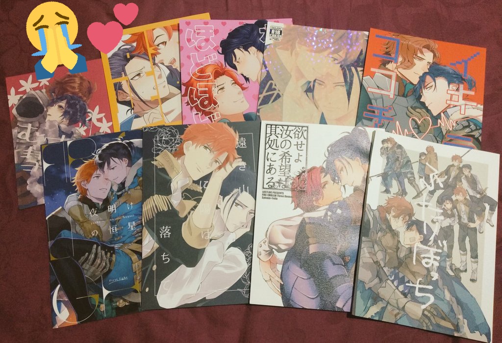 After months of waiting finally my sylvix doujins arrived asdjfjgkh but I can't read it until next month ??
STILL SO HAPPY LOOKING AT THESE BEAUTIFUL COVERS THOUGH