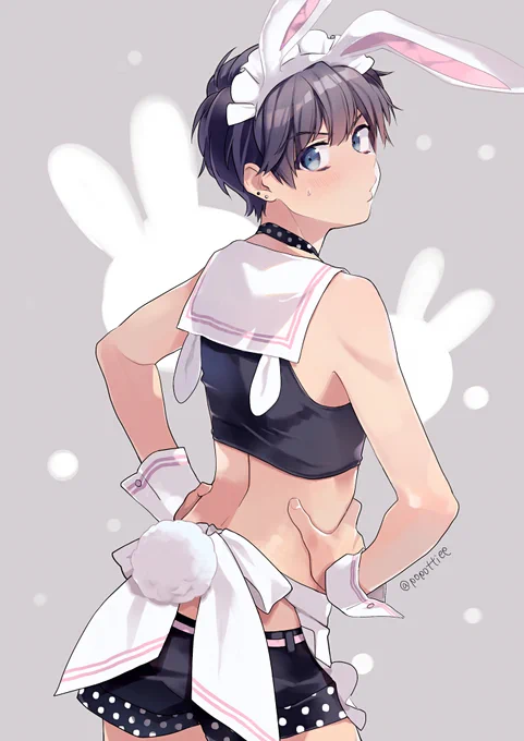 #絵描き繋がれ 
いぬずみさん(@_inu11)からバトンいただきました〜やった〜!!
男の子にえちでかわいいコスプレをさせるのがすきです\\\\٩( 'ω' )و ////お気に入りの衣装4選! 