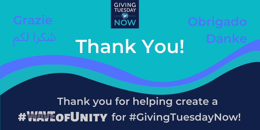 WaveEdFund's tweet photo. Thank you so much to everyone who joined in our #WaveOfUnity today for #GivingTuesdayNow! If you would still like to donate, it is not too late: https://t.co/S89oe3at1n #EndGunViolence #COVIDCantStopGOOD #EndTheCoronavirusGunSurge https://t.co/JTXgaN1VQT