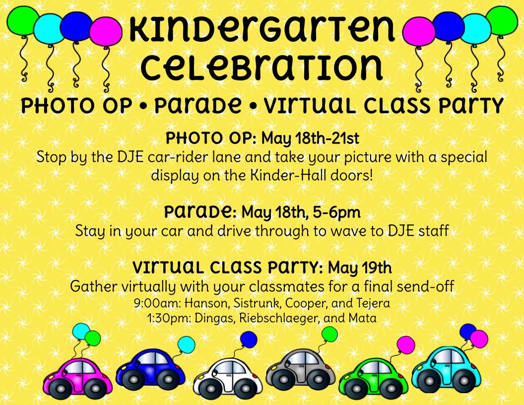 JeterElem's tweet photo. End of Year Celebration Information! Virtual google hangouts for all and milestone celebrations for Kinder and 5th....please save the date! #JaguarPride #PawsUp 🐾 https://t.co/vo4QaKEPdb