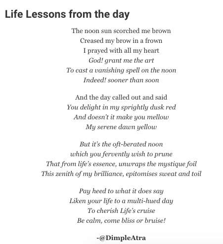dimplekaul_in's tweet photo. You can read it online here - https://t.co/edKuZglze7

Do share...

#LifeLessons #SoulCall #MorningMusings https://t.co/nxgWZFL7bJ