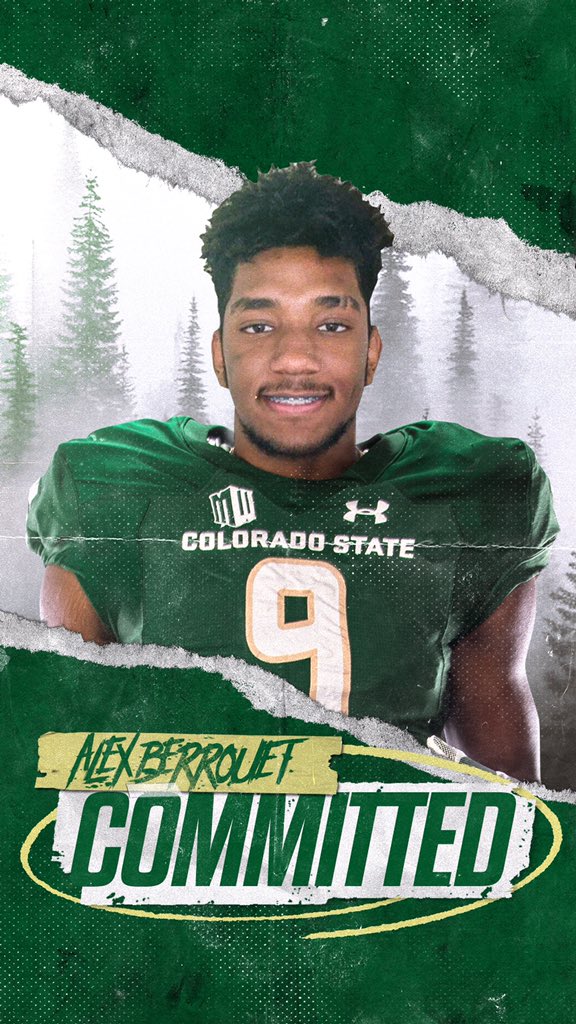 🤍💚💯% COMMITTED💚🤍   #2am1y ✅🐏 
#RamClash🤜🤛
#ColoradoSTATEofmind 
#WakeUpRammin 
#GreenMeansGo🚦