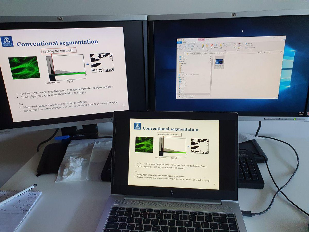 More than 100 people participated locally or internationally in @BOMPUoM #BOMP seminar series: Introduction to #Bioimage #Analysis. 
Here is BOMP studio for this online workshop. 
A nice job by <a href="/EllieCho_7/">Ellie Cho</a> 
Thanks for attending.
