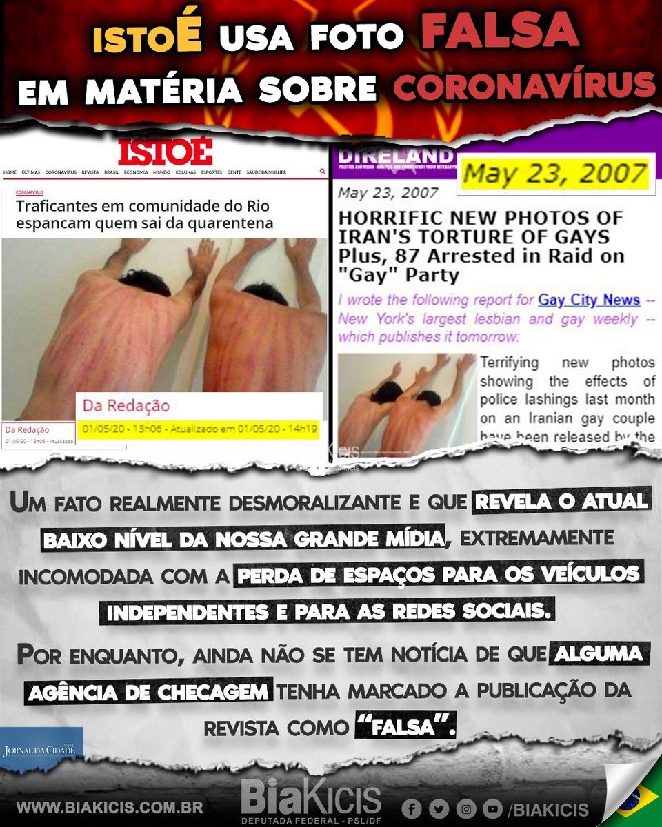 A FakeNews foi denunciada pelo <a href="/tercalivre/">Terça Livre</a> e até hoje nenhuma agência de checagem trouxe isso à tona. Eles podem, né?