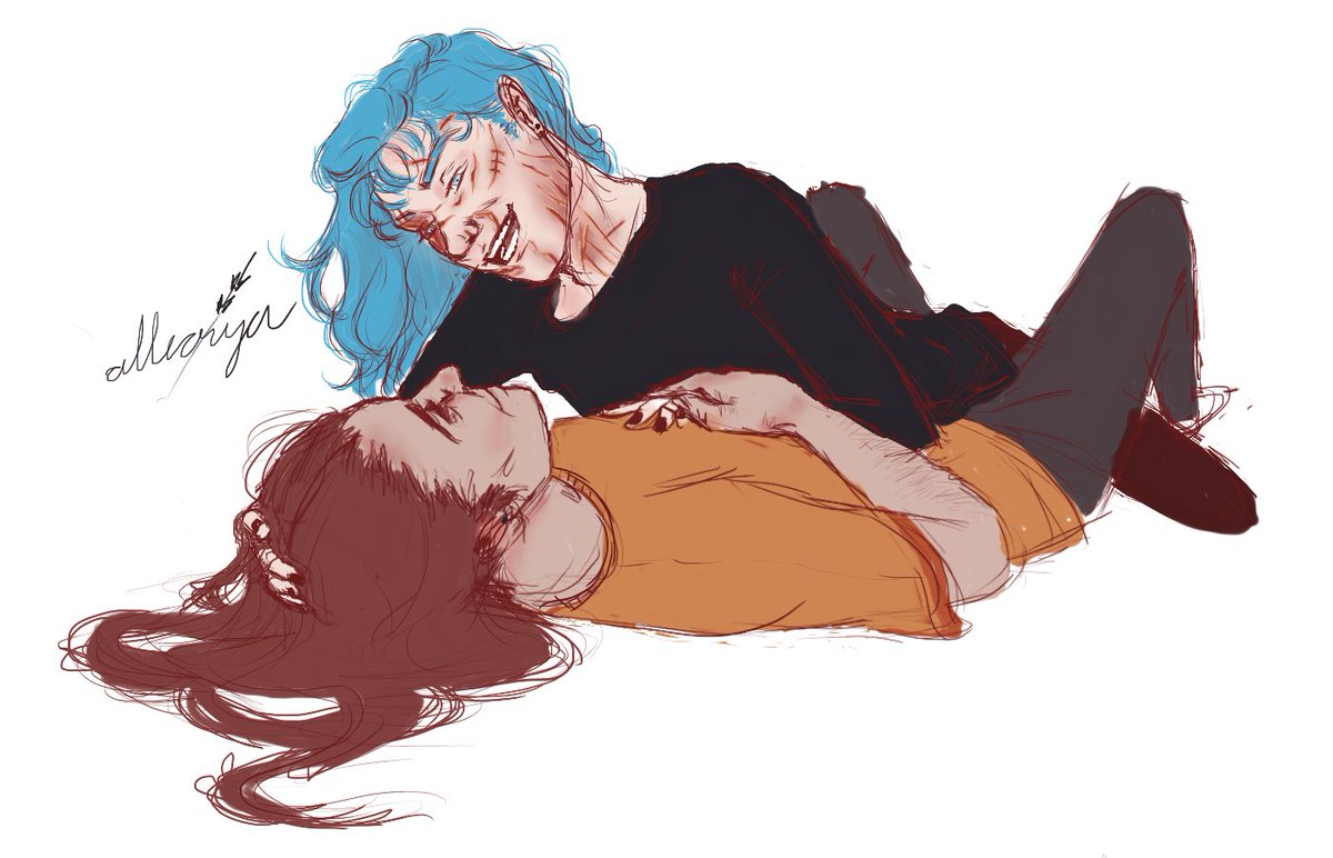 Allecrya's tweet photo. Doodlelin Sarry Sally Face, cuz apparently i cann't get proper inspiration to do an actual drawing. 
Good night everybody🌚💕 https://t.co/aak7fROonm