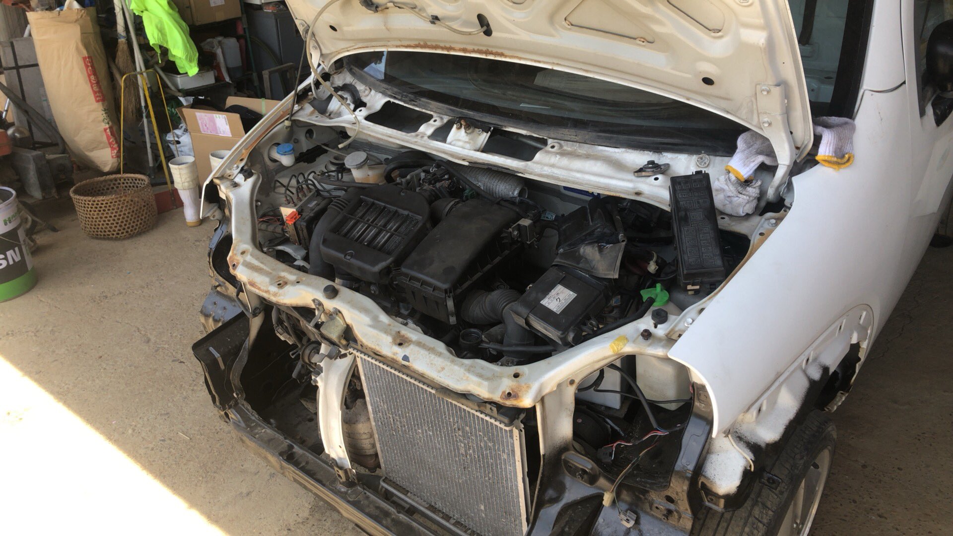 Gan蔵 スズキツインにk6a Naからk6aターボに換装 名付けてツインターボ笑 ツイン ターボ化 スズキツイン