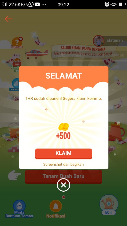 AzzFatimah_'s tweet photo. @ShopeeID #ShopeeTanamTHR10M https://t.co/OK33wWkAEV