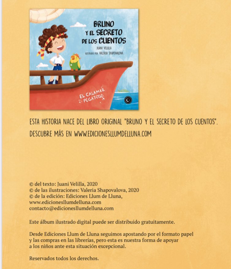 Ayúdanos a que este cuento llegue a todos los peques para poder ayudarles a sobrellevar mejor estos días tan raros.

"La Isla de las Tortugas Remolonas vence al Coronavirus"

Lo podéis DESCARGAR GRATIS, tanto el pdf como el Vídeo Cuento

edicionesllumdelluna.com