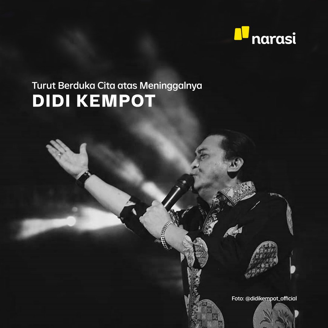 MataNajwa's tweet photo. Selamat jalan Didi Kempot, The Godfather of Broken Heart. https://t.co/jP3o1E7Fjl