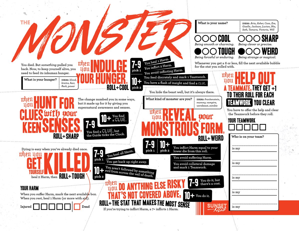 hedgemazepress's tweet photo. Working on the new version of Sunset Kills. 2 new playbooks! Rules for teamwork and solving mysteries! And a 🔥 new look… https://t.co/zztZkJmKkz