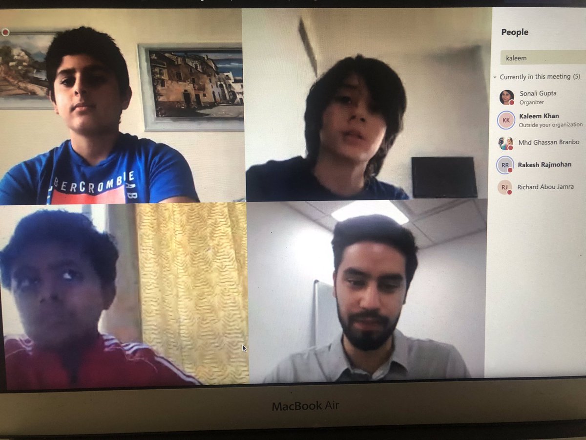 PYP online Exhibition- Researching about the impact of renewable energy, aligning with United Nations SDG-7 Affordable and Clean Energy. 5B students interviewing the head of Tesla Motors, UAE. #diabgrade5 #ibpyp #PYPX2020 #diabdistancelearning <a href="/KHDA/">KHDA | هيئة المعرفة والتنمية البشرية بدبي</a>
