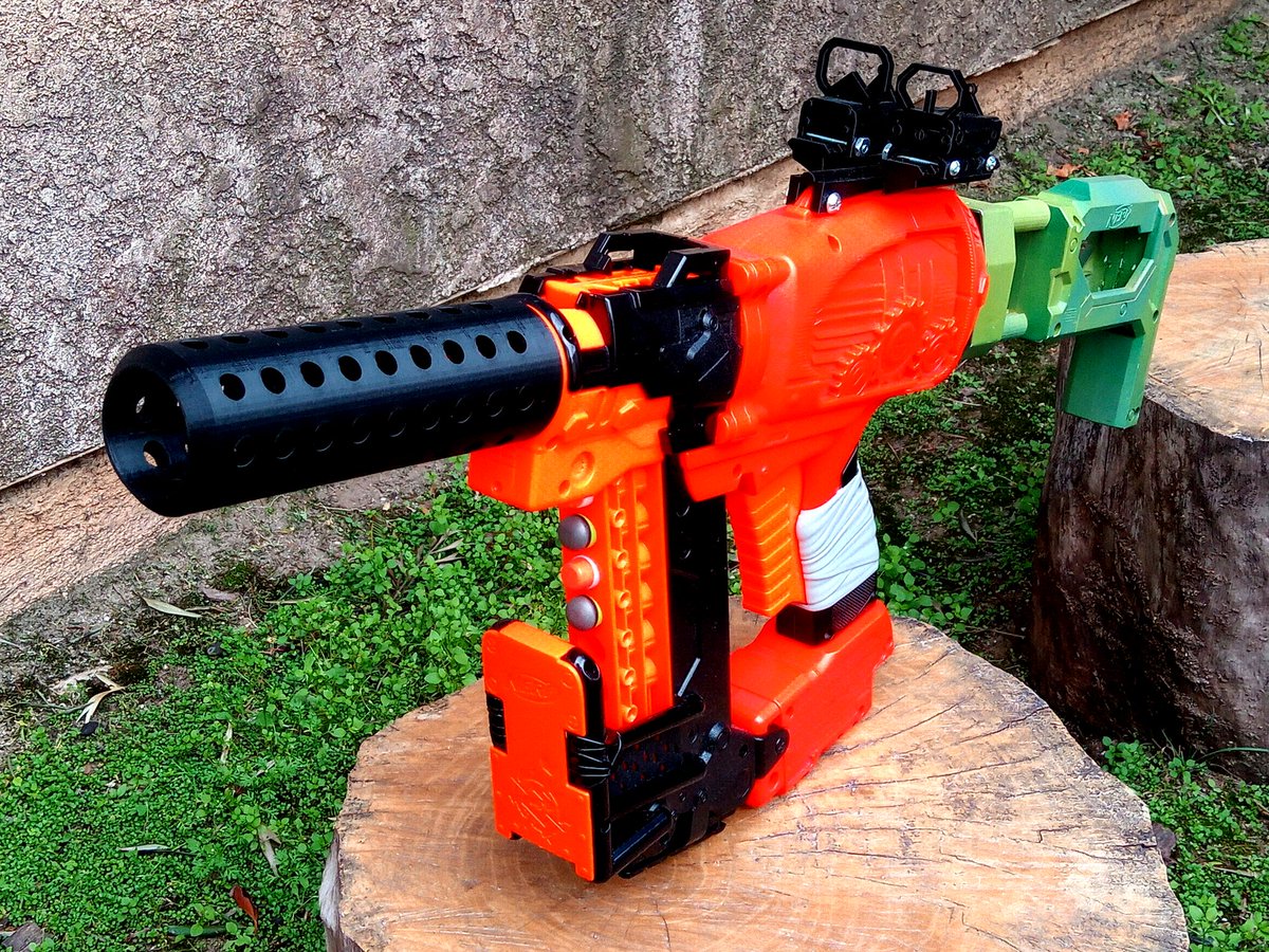 Blasters3D's tweet image. Blasters3D HMP Type III Muzzle (150mm) for Nerf Modulus Zombie Strike Blasters ebay.com/itm/2239385238… #NerfMod #BarrelMod #NerfNation