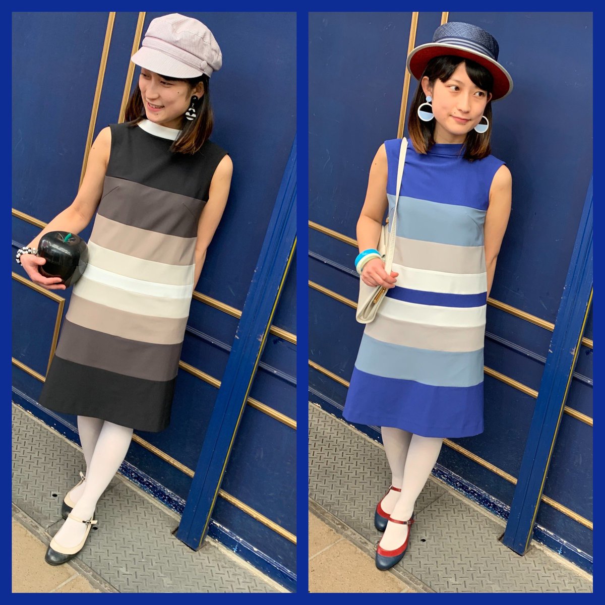 Fab Chic على تويتر 先日のファブワンピース着てみました ブルーグラデーションが昼の海 ブラックグラデーションが夜の海 水平線 ワンピース着て浮かれてワチャ