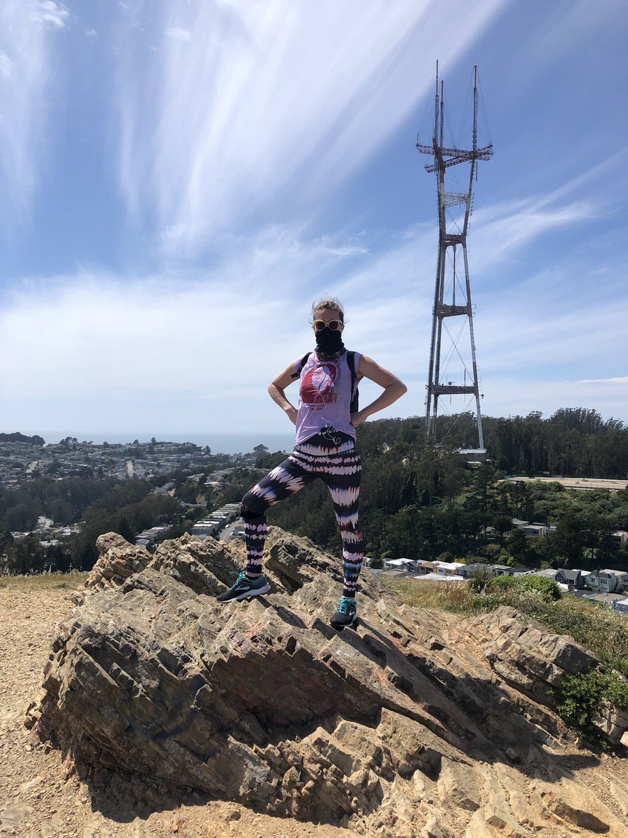 RamanFrey's tweet photo. We did it! 

Hiked 10 miles from our Casa Shipwreck on Potrero Hill in SF, over the top, all the way to both of the Twin Peaks, visited two friends up there, grabbed Papalote burritos which we snarfed down when home.

Plenty of up and down. Tired. It was good. https://t.co/XcJxD3BGqz