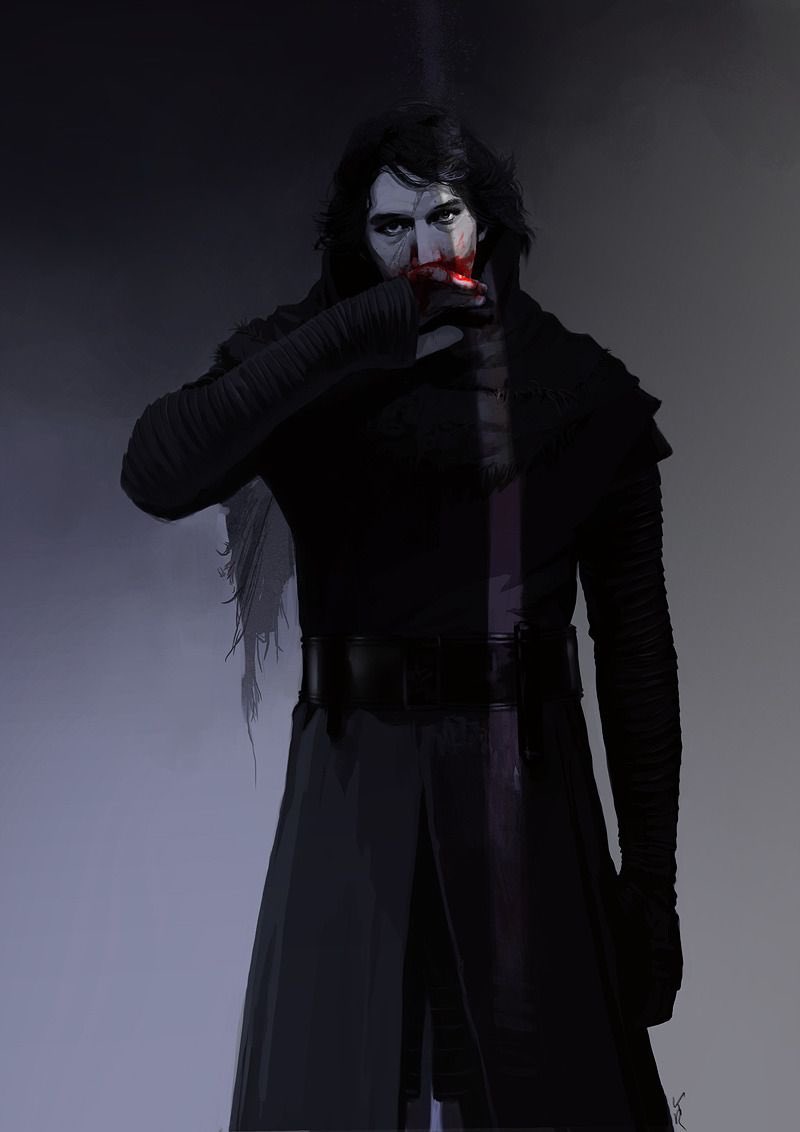 #HAPPYSTARWARSDAY #KyloRen Art by #Kittrose