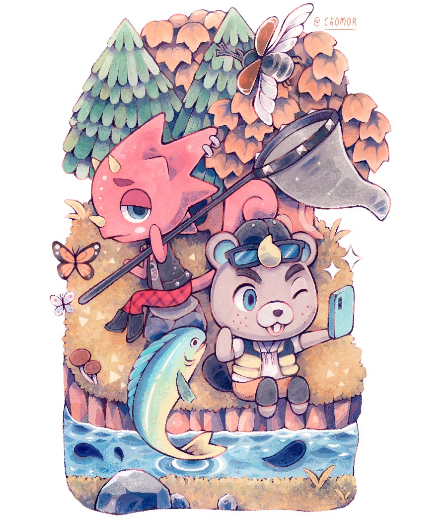 「???
#AnimalCrossing #ACNH #illustration 」|caoのイラスト