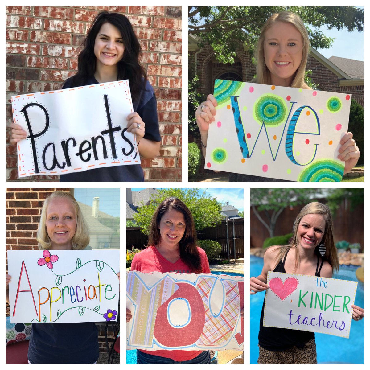 EscarboroughK's tweet photo. We are thankful for all our Cheatham parents!! Happy “quaran-teacher” appreciation day! @CheathamElem #proudtobeacheathamcharger #kindertribe https://t.co/GBEEMPaxdh
