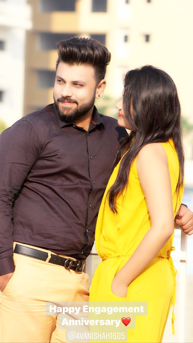 Nishaant_Shah's tweet photo. Our Engagement Anniversary Reminds Me Of The Best Decision I Took to Marry You. 
I Hope I Was With You The Way You Wanted Your Husband to be With You. 
Happy Engagement Anniversary My Lovely Wife ❣️ https://t.co/AG1eZAkEi2
