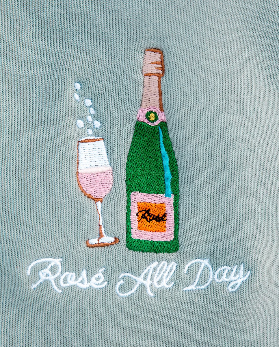 KJP's tweet photo. Official sweatshirt of quarantine has arrived 🤣🍾🥂 RT if you want one https://t.co/LyNCMj39iY https://t.co/GqCKoTNv9T