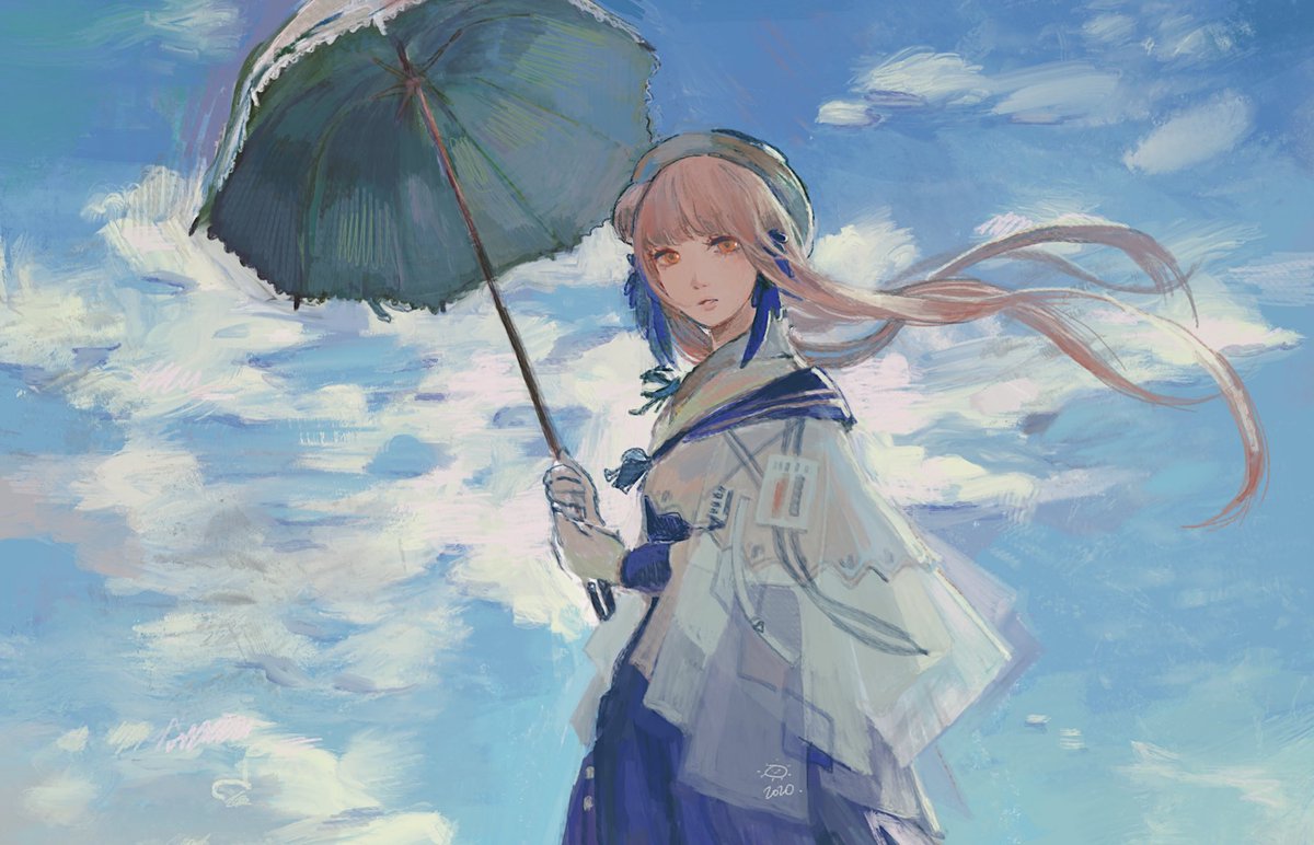 Liberi with a parasol ☂️ #アークナイツ #Arknights