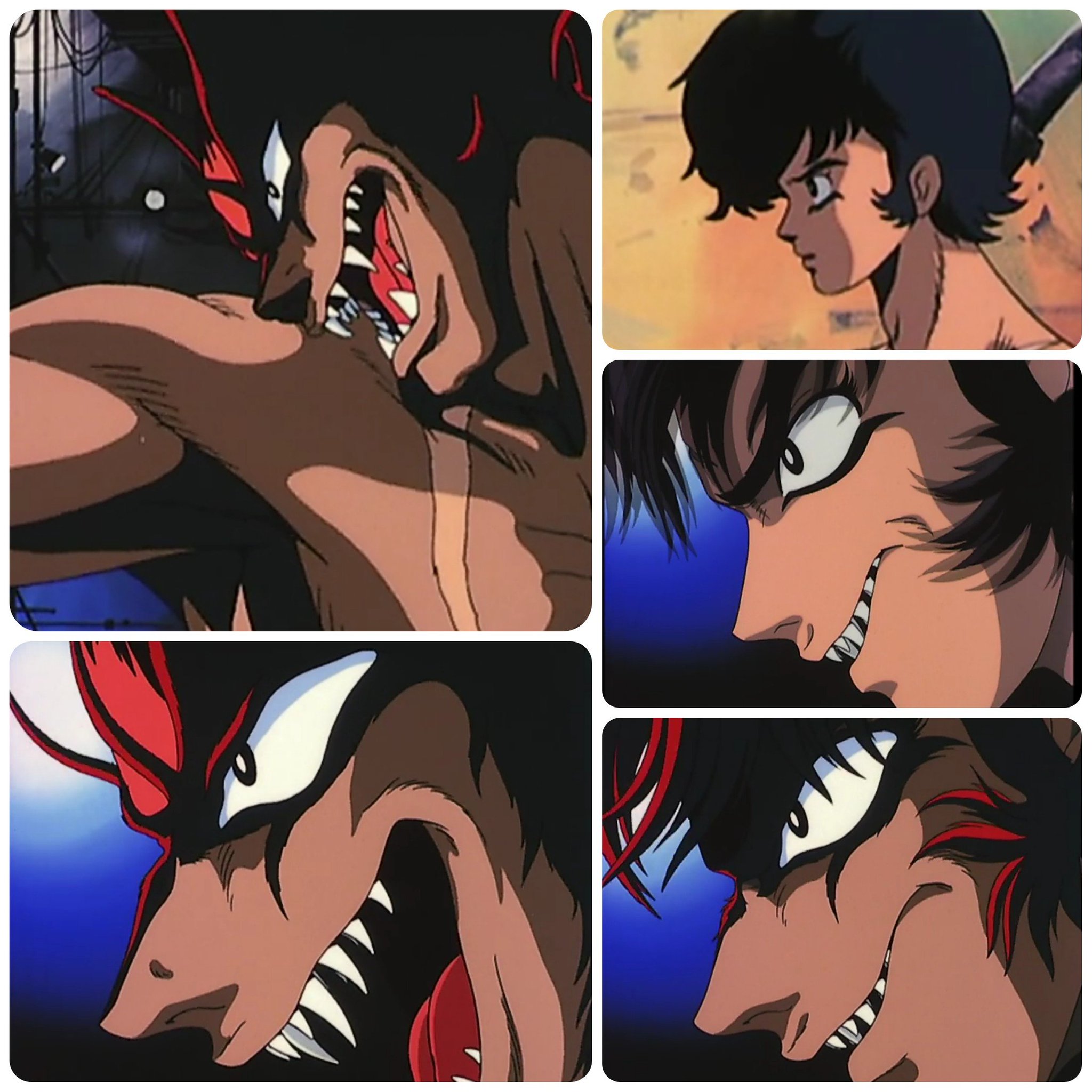 カウアイ デビルマン Ova版 1987年 無料公開中 Tvアニメ版と違い 原作漫画 1972年 にほぼ忠実で 地上波じゃムリだろ的 永井豪ワールド全開で凄い エログロいホラー作品であるとともに 悪魔と人間の合体に