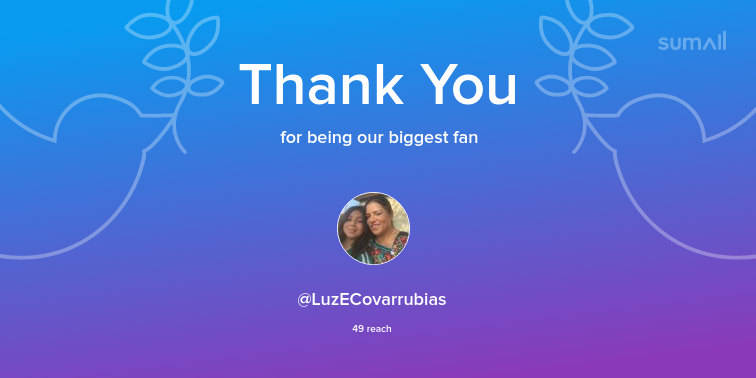 olgamarquez03's tweet photo. Our biggest fans this week: LuzECovarrubias. Thank you! via https://t.co/aEhq3EjDQO https://t.co/U5jM1G0px3