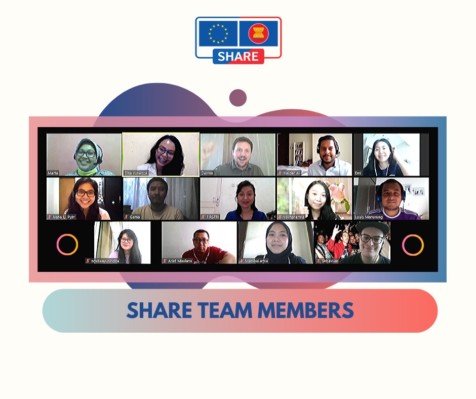 SHARE_ASEAN's tweet photo. The team from across the SHARE Consortium had an online townhall meeting last Thursday, 30 April 2020. They have been working hard to adapt to the challenge of Covid-19 to ensure they remain on track to contribute to the internationalisation of ASEAN higher education. #SHAREteam https://t.co/5Gsw7AEhiD