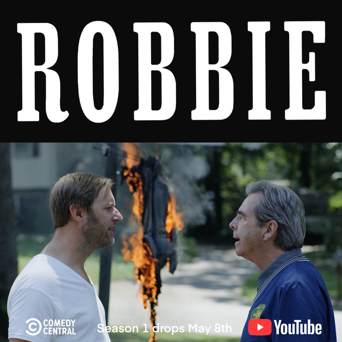 Please join us Thursday night when ROBBIE premieres on Comedy Central and then the entire season becomes available right after on YouTube. #RoryScovel