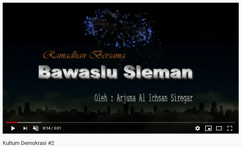 Kultum Demokrasi #2 Bawaslu Kabupaten Sleman: Menolak Hoaks/Kabar Bohong di Pilkada. Saksikan di youtube.com/watch?v=khtOi4… <a href="/IniSleman/">IG : @ini.sleman</a> <a href="/kabarsleman/">Pemkab Sleman</a> @mc_sleman <a href="/YogyakartaCity/">YOGYAKARTA CITY</a> <a href="/Jogjastudent/">Mahasiswa Jogja</a> <a href="/Jogja24Jam/">Jogja24Jam</a> <a href="/keJogja/">Jogja - Yogyakarta official</a> <a href="/JogjaToday/">Jogja Today</a> <a href="/humas_jogja/">Humas Pemda DIY</a> <a href="/BerandaJogja/">Beranda Jogja</a>