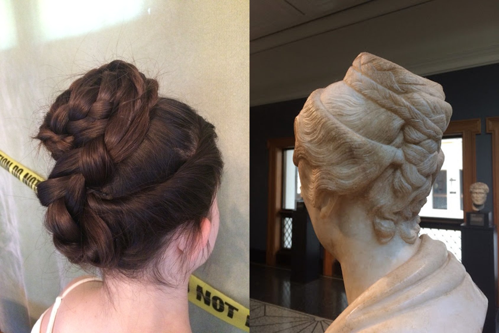 Amy Pistone on Twitter: "Also, this student went so above and beyond in  replicating a statue! Not with sewing, but she has said she's willing to  try out some of Janet Stephens'