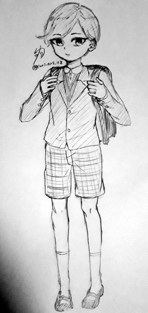 #フォロワーさんの絵を自分の絵柄でリメイクする 

このタグに反応いただきました!
MILKちんの絵をリメイクさせていただきました!✨
ありがとうございます!?

何気にろしょせんのショタは初めて描いたな、簓のショタ描こうかな?

@Delicious_MILK_ 