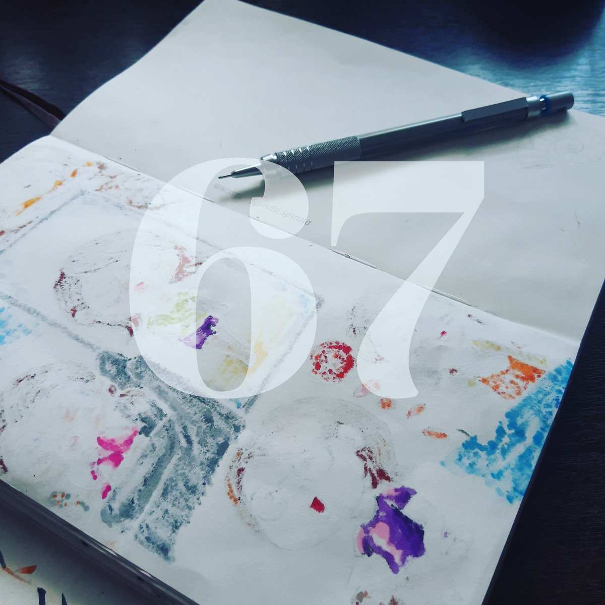 windlikegirl's tweet photo. 67 pages to go. Am I able to complete this sketchbook by the month ends? #fillthesketcbook #goalsetting #artgoal #keepdrawing #art https://t.co/ii1kar1qOl